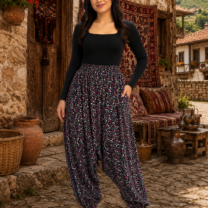 YÖRESEL MENEKŞE ŞALVAR